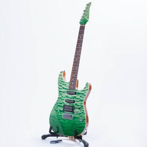 Anderson Hollow Drop Top Electric Guitar in Key Lime